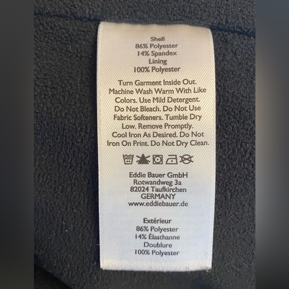 Eddie Bauer fleece-lined pull-on pants - Picture 6 of 6